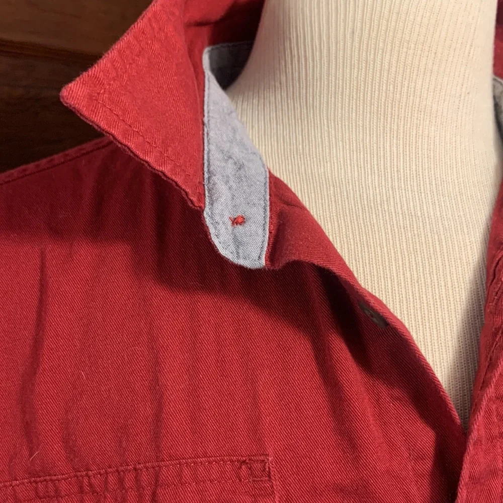 WRANGLER AUTHENTICS CRANBERRY WESTERN SHIRT - Picture 4 of 12